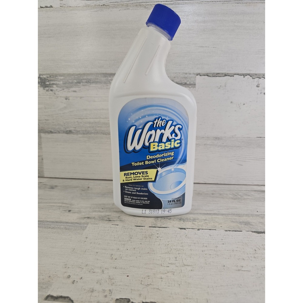 The Works Basic Deodorizing Toilet Bowl Cleaner 24 fl oz Rust Lime Water Stains